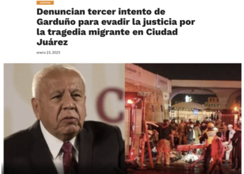 Denuncian tercer intento de Garduño para evadir la justicia por la tragedia migrante en Ciudad Juárez